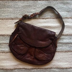 Lucky Brand Stash Bag in Cognac
